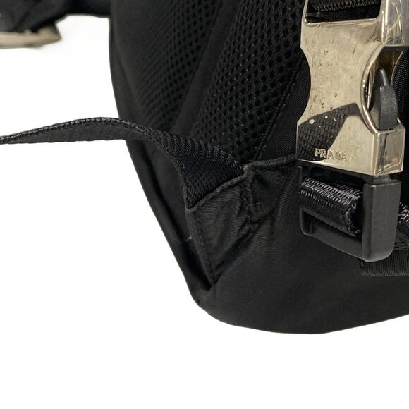 Auth PRADA - Black Nylon Backpack - Picture 9 of 16